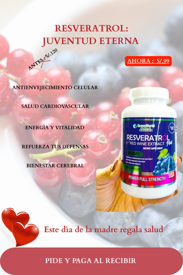 Resveratrol: Juventud eterna