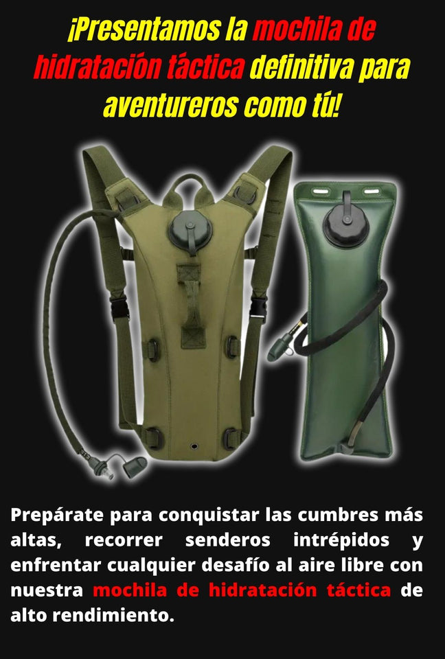 MOCHILA DE HIDRATACIÒN TÀCTICA Y SUPERVIVENCIA
